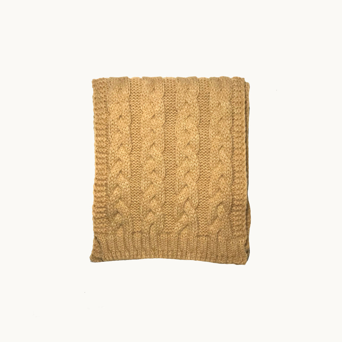 Conjunto bufanda y gorro - mostaza