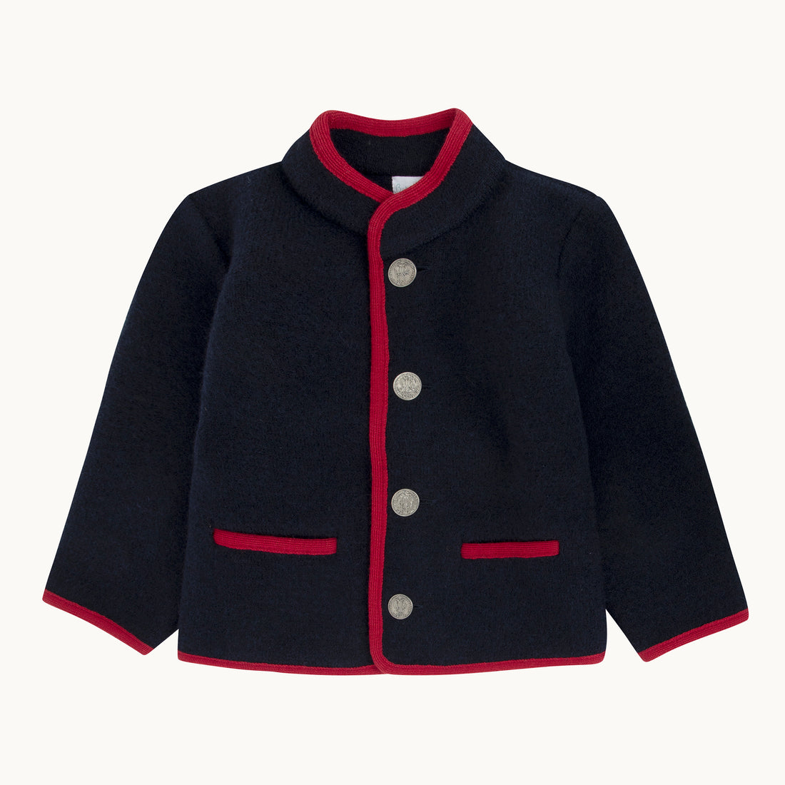 Chaqueta austriaca - azul marino y rojo