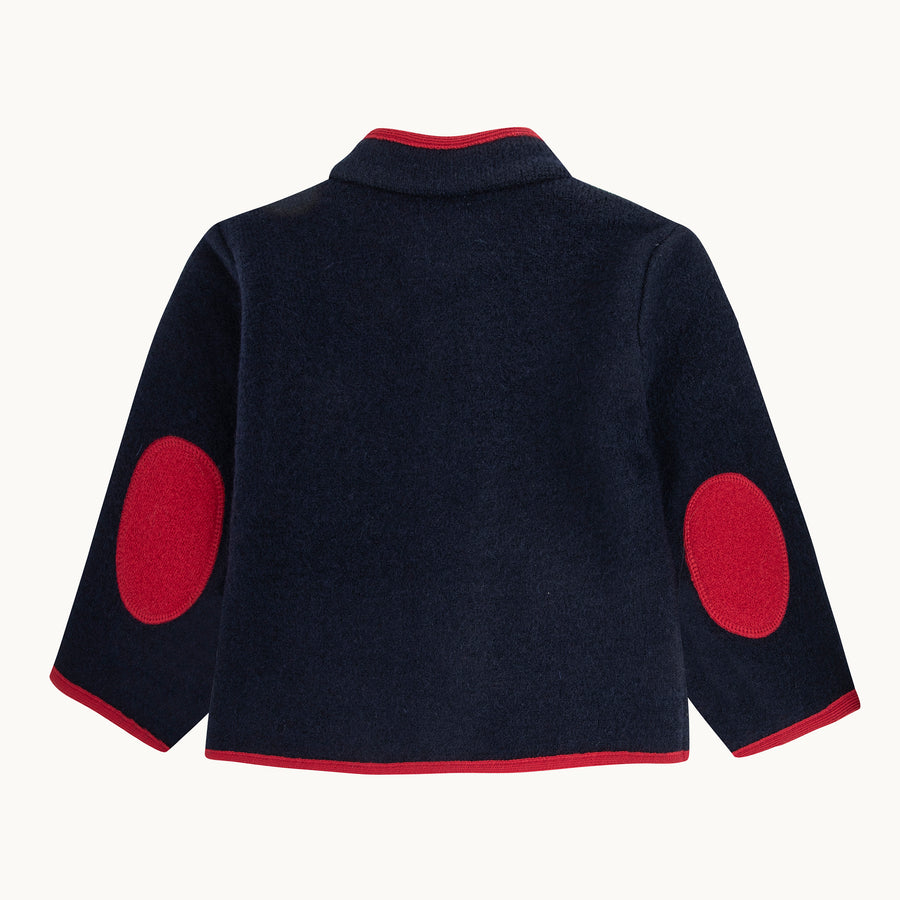 Chaqueta austriaca - azul marino y rojo