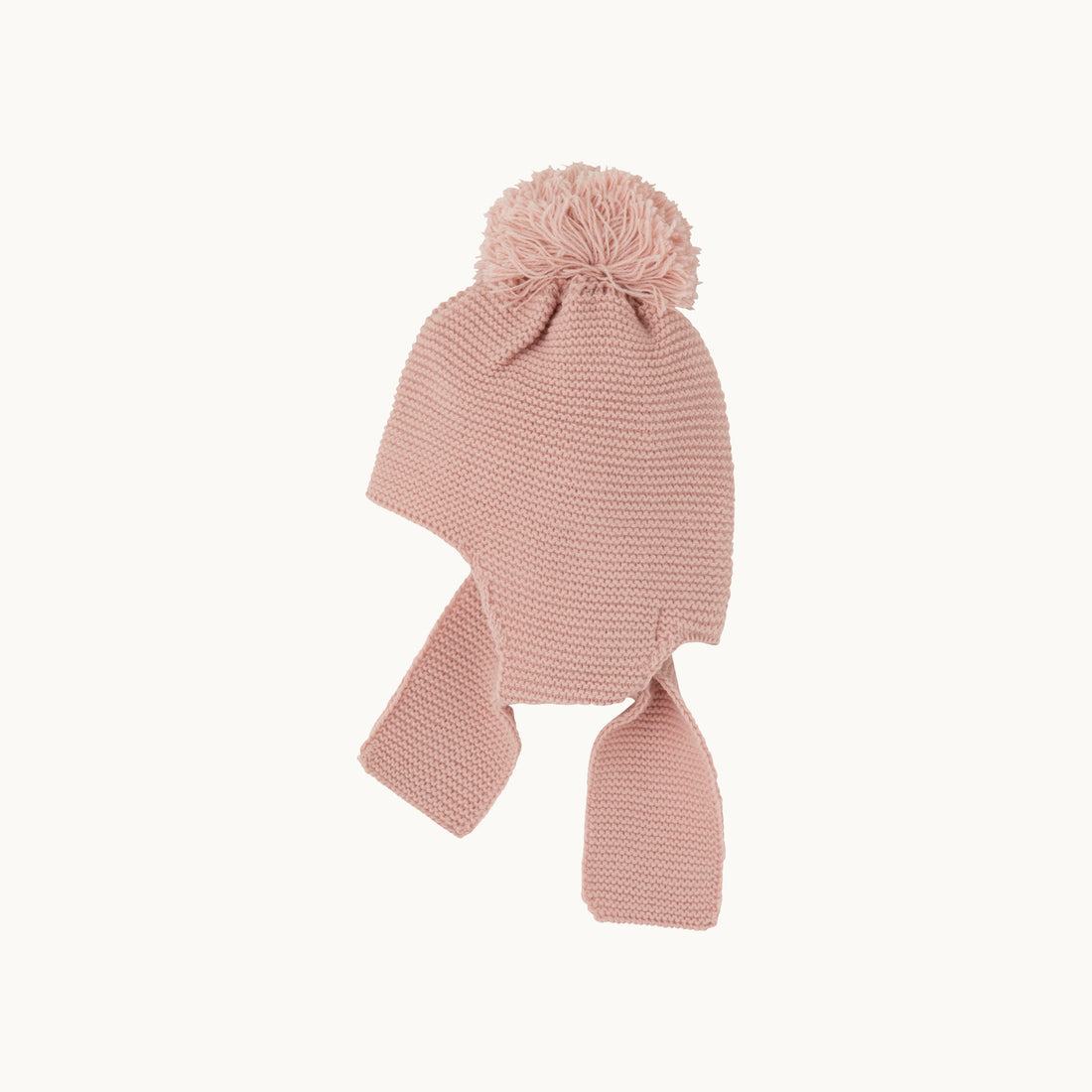 Gorro bebé con bufanda - rosa
