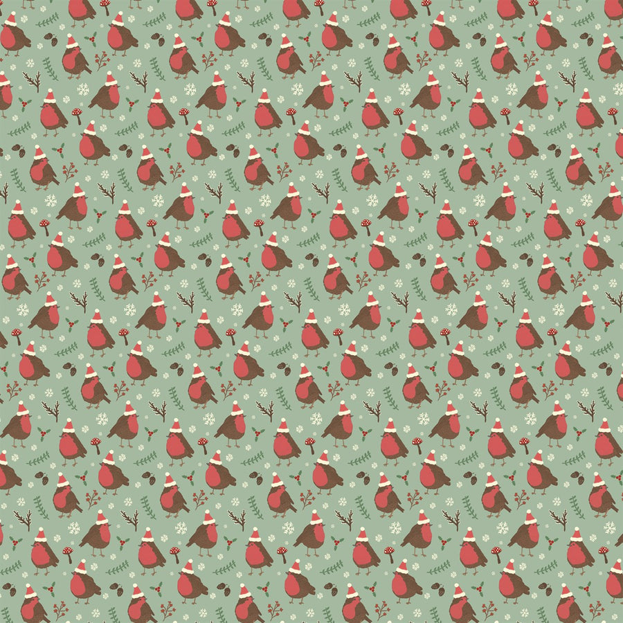 Christmas Robin Wrapping Paper