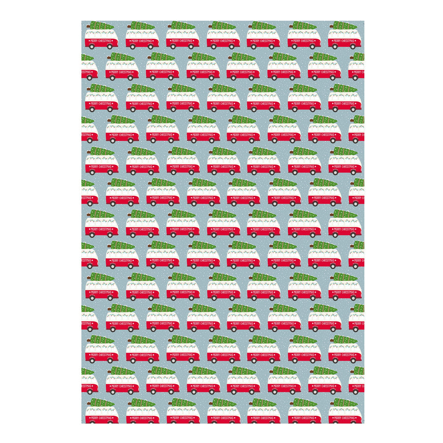 Christmas Camper Van Wrapping Paper