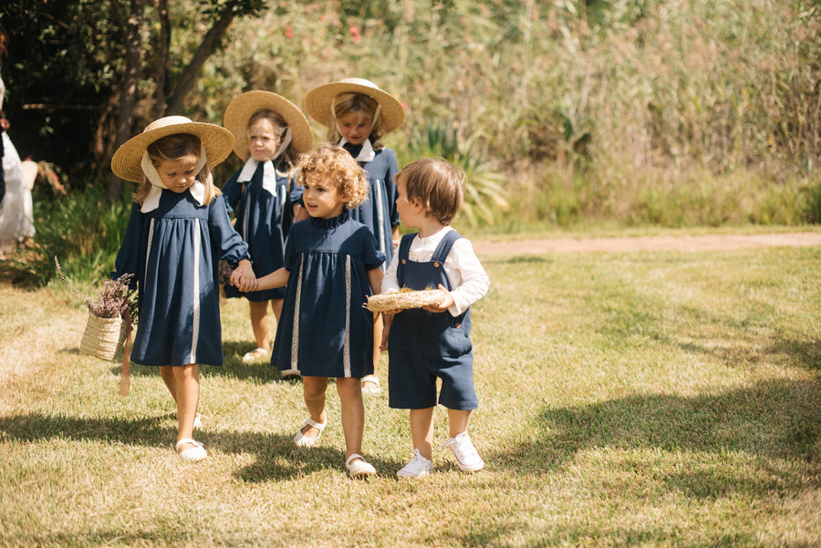 Vestido Guillermina - Azul marino