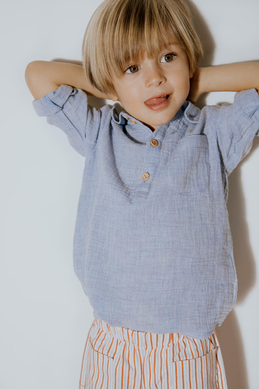 Camisa Max - Bambula sky
