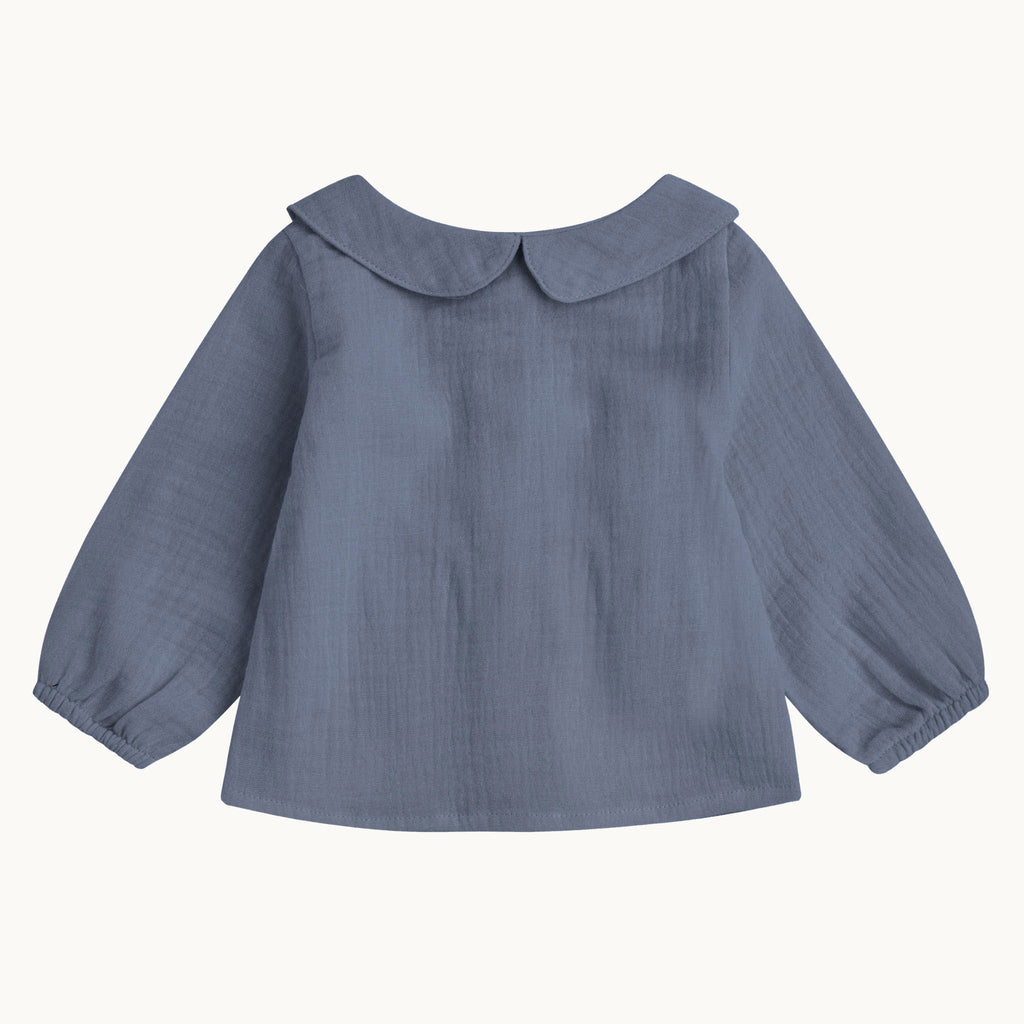 Blusa bebé - Bambula azul