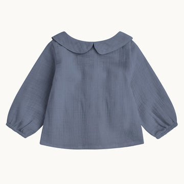 Blusa bebé - Bambula azul